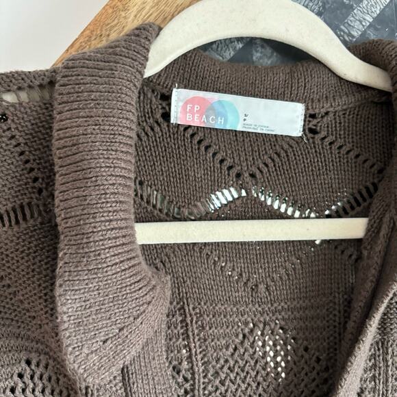 Free People Beach Islamadora Crochet Knit Maxi Dress - Picture 3 of 8